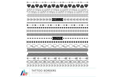 border tattoo designs for men